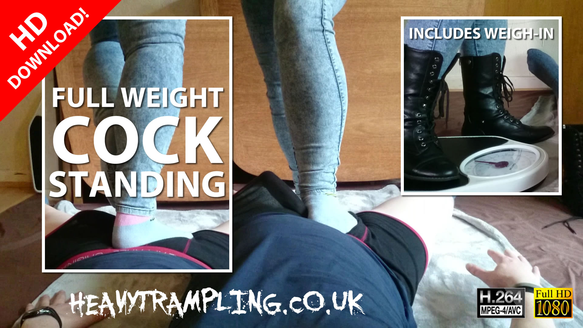 Trampling: 13 Min Thick Girl Boots and Socks Dick Trample
